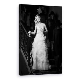 Tablou Canvas - Alexia In Alb, Marime: 60 x 90 cm - - Roveli