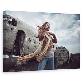 Tablou Canvas - Stare De Spirit Vantoasa, Marime: 60 x 90 cm - - Roveli