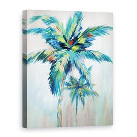 Tablou canvas - Natura, Palmier, Modern, Colorat, Pictura, Marime: 75 x 100 cm - - Roveli