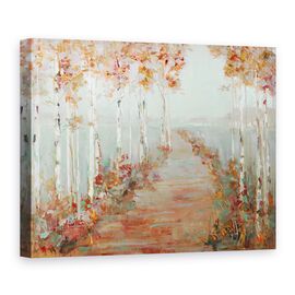 Tablou canvas - Natura, Peisaj, Copaci, Lac, Toamna - - Roveli