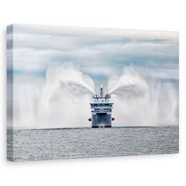 Tablou Canvas - Garda De Coasta Norvegiana, Marime: 60 x 90 cm - - Roveli