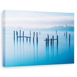 Tablou Canvas - Vechiul Debarcader Din Sausalito, Marime: 60 x 90 cm - - Roveli