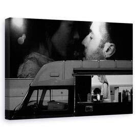 Tablou Canvas - La Paris, Marime: 60 x 90 cm - - Roveli
