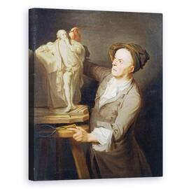 Tablou Canvas - Adrien Carpentiers - Louis-Francois Roubiliac 1695-1762 Modeland Monumentul lui Shakespeare - - Roveli