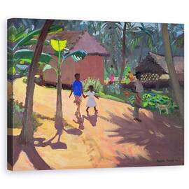 Tablou Canvas - Andrew Macara - Drumul spre Plaja Kovalum, Kerala - - Roveli