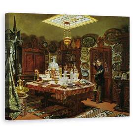 Tablou Canvas - Arthur Henri Roberts - Interiorul salii de colectare a domnului Sauvageot - - Roveli