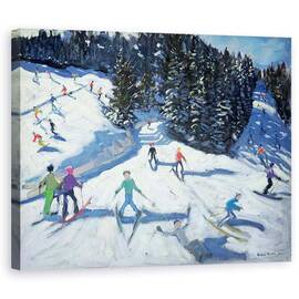 Tablou Canvas - Andrew Macara - La mijlocul diminetii pe Piste - - Roveli