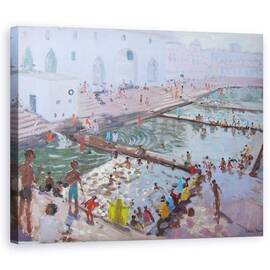 Tablou Canvas - Andrew Macara - Pushkar ghats - - Roveli