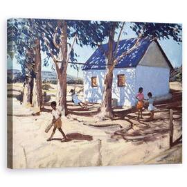 Tablou Canvas - Andrew Macara - Casa mica alba, Karoo - - Roveli