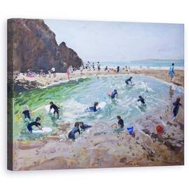 Tablou Canvas - Andrew Macara - Tineri Surferi, Tenby,2016 - - Roveli