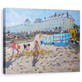 Tablou Canvas - Andrew Macara - Jucand in nisip - - Roveli