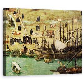 Tablou Canvas - Alonso Sanchez Coello - Portul Sevilla I - - Roveli