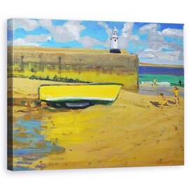 Tablou Canvas - Andrew Macara - Barca Galben, St Iedera,2017 - - Roveli