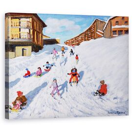Tablou Canvas - Andrew Macara - Sanie de Craciun - - Roveli
