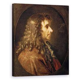 Tablou Canvas - Charles Le Brun - Portretul lui Moliere 1622-73 1660 - - Roveli