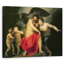 Tablou Canvas - Andries Lens - Zeus si Hera pe muntele Ida - - Roveli