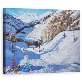 Tablou Canvas - Andrew Macara - Umbra unui brad si schiorii II, 2014 - - Roveli
