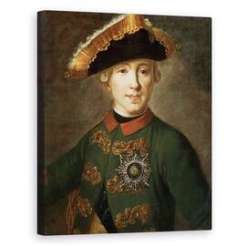 Tablou Canvas - Fedor Stepanovich Rokotov - Portretul tarului Petru III 1728-62 - - Roveli