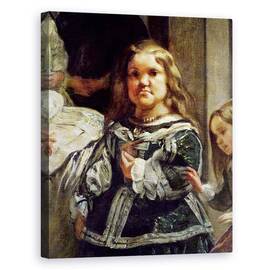 Tablou Canvas - Diego Rodriguez de Silva y Velazquez - Las Meninas sau Familia lui Filip al IV-lea, detaliu I - - Roveli