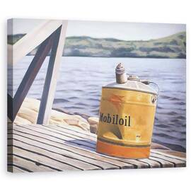 Tablou Canvas - David Arsenault - O zi la lac - - Roveli