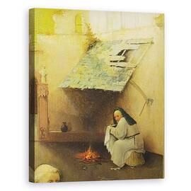 Tablou Canvas - Hieronymus Bosch - Adorarea Magilor, detaliu al unei figuri de fundal - - Roveli
