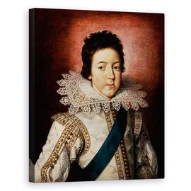 Tablou Canvas - Frans II Pourbus - Portret De Ludovic al XIII-lea, Rege al Frantei, ca un baiat - - Roveli