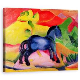 Tablou Canvas - Franz Marc - Cal mic albastru - - Roveli