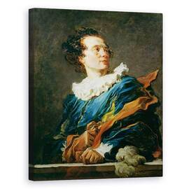 Tablou Canvas - Jean-Honore Fragonard - Figura de fantezie - Portretul Abatele Saint-Non 1727-91 1769 - - Roveli