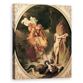 Tablou Canvas - Jean Auguste Dominique Ingres - Ruggiero Salvarea Angelica - - Roveli