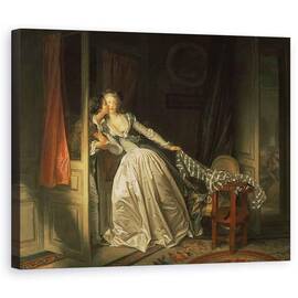 Tablou Canvas - Jean-Honore Fragonard - Sarutul furat - - Roveli