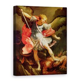 Tablou Canvas - Guido Reni - Arhanghelul Mihail invingandu-l pe Satana - - Roveli