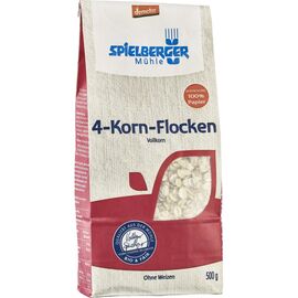 Fulgi bio din 4 cereale integrale demeter 500g Spielberger - - Roveli