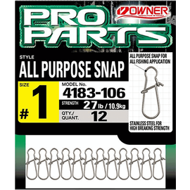 Agrafa Owner Snap 4183 (12buc/plic), Varianta (50): Agrafa Owner Snap 4183 (12buc/plic) Nr.#1.5/12.6kg - - Roveli