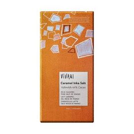 Ciocolata cu caramel sarat si zahar din flori de cocos 80g Vivani - - Roveli