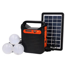 Kit cu panou solar fotovoltaic, Culoare (tm): negru/portocaliu - - Roveli