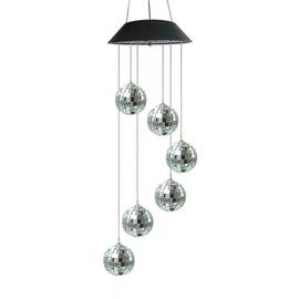 Clopotel de vant solar - globuri disco, Set (tm): 1 buc - - Roveli