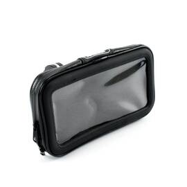 Suport husa telefon, pentru bicicleta, rezistent la apa, touchscreen, rotativ 360°, Culoare (tm): negru - - Roveli