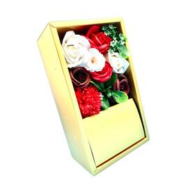 Cutie cu flori artificiale - - Roveli