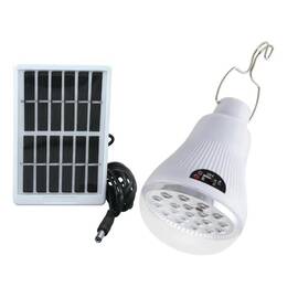 Bec solar LED cu panou, Set (tm): 2 buc - - Roveli