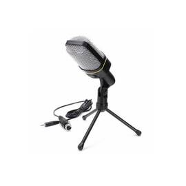 Microfon profesional cu trepied pliabil, inregistrare vocala si karaoke, Culoare (tm): negru - - Roveli