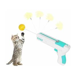 Jucarie interactiva pentru pisici multitrust, Culoare (tm): alb/albastru - - Roveli