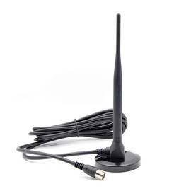 Antena semnal TV, cu baza magnetica, Culoare (tm): negru - - Roveli