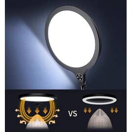 Lampa profesionala cu suport selfie, Culoare (tm): negru - - Roveli