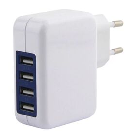 Adaptor de calatorie pentru incarcator USB cu 4 porturi - - Roveli