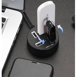 Hub usb 4 porturi transparent subțire design nou - - Roveli