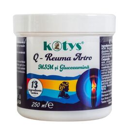 Q Reuma Artro cu MSM si Glucozamina 250 ml Kotys - - Roveli