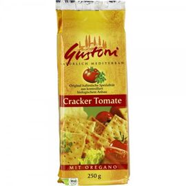 Biscuiti Crocanti cu Tomate si Oregano 250g Gustoni - - Roveli