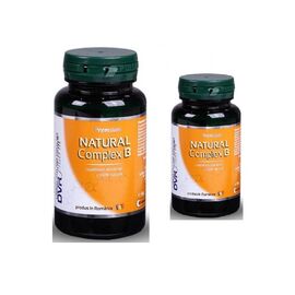 Natural B Complex Pachet 60 capsule + 30 capsule DVR Pharm - - Roveli