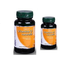 Vitamina D Naturala Pachet 60 capsule + 30 capsule DVR Pharm - - Roveli