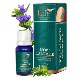 Ulei Esential Integral de Isop (Calomfir) 5 ml Bionovativ Life - - Roveli
